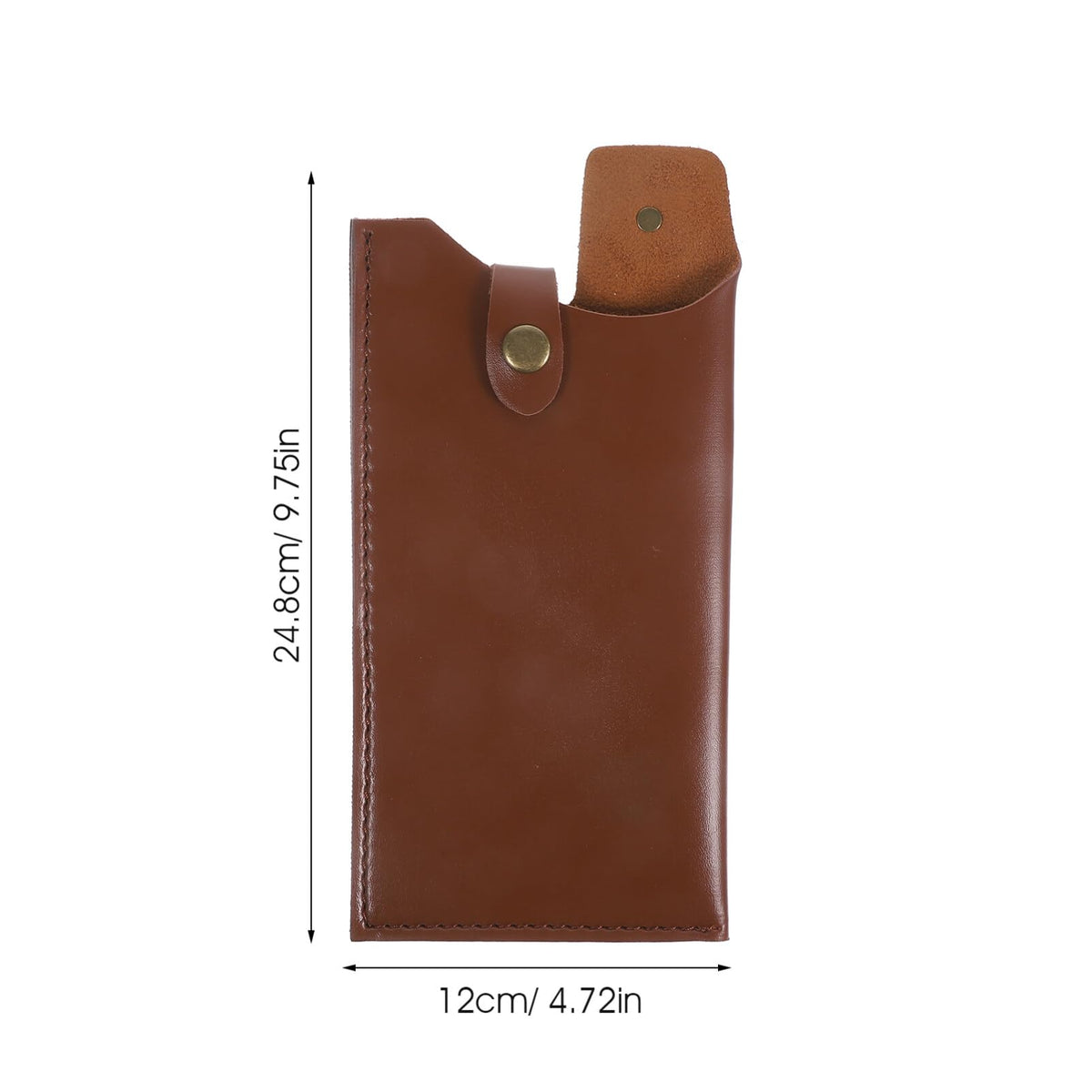 Mobestech Artificial Leather Kitchen Knife Cover Protective Case for Chef and Meat Cleavers Compact Knife Protector with Stylish Design 9.76X4.72In