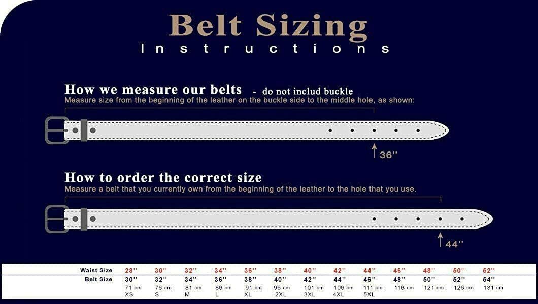 Belts.com Brenton_Genuine Full-Grain Cowhide Leather Dress Belt with Western Silver Plated Buckle Set (Smooth Black, 32)