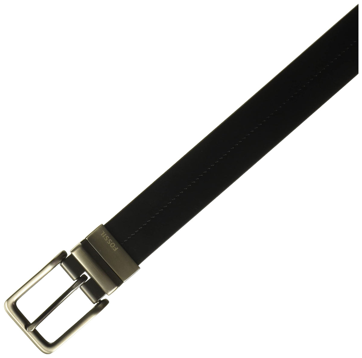 Fossil Men's Brandon Leather Casual Dress Every Day Reversible Belt, Size 32, Black/Brown