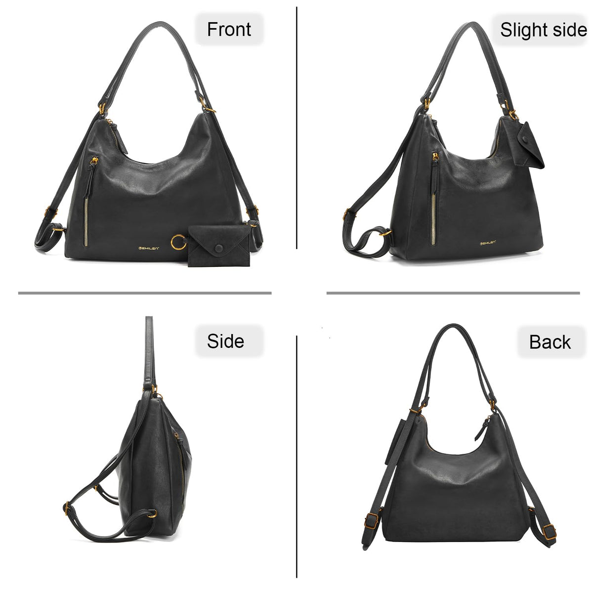 Women Hobo Bag Faux Leather Tote Handbags Clutch Purses Fashion Crossbody Bag Shoulder Bags