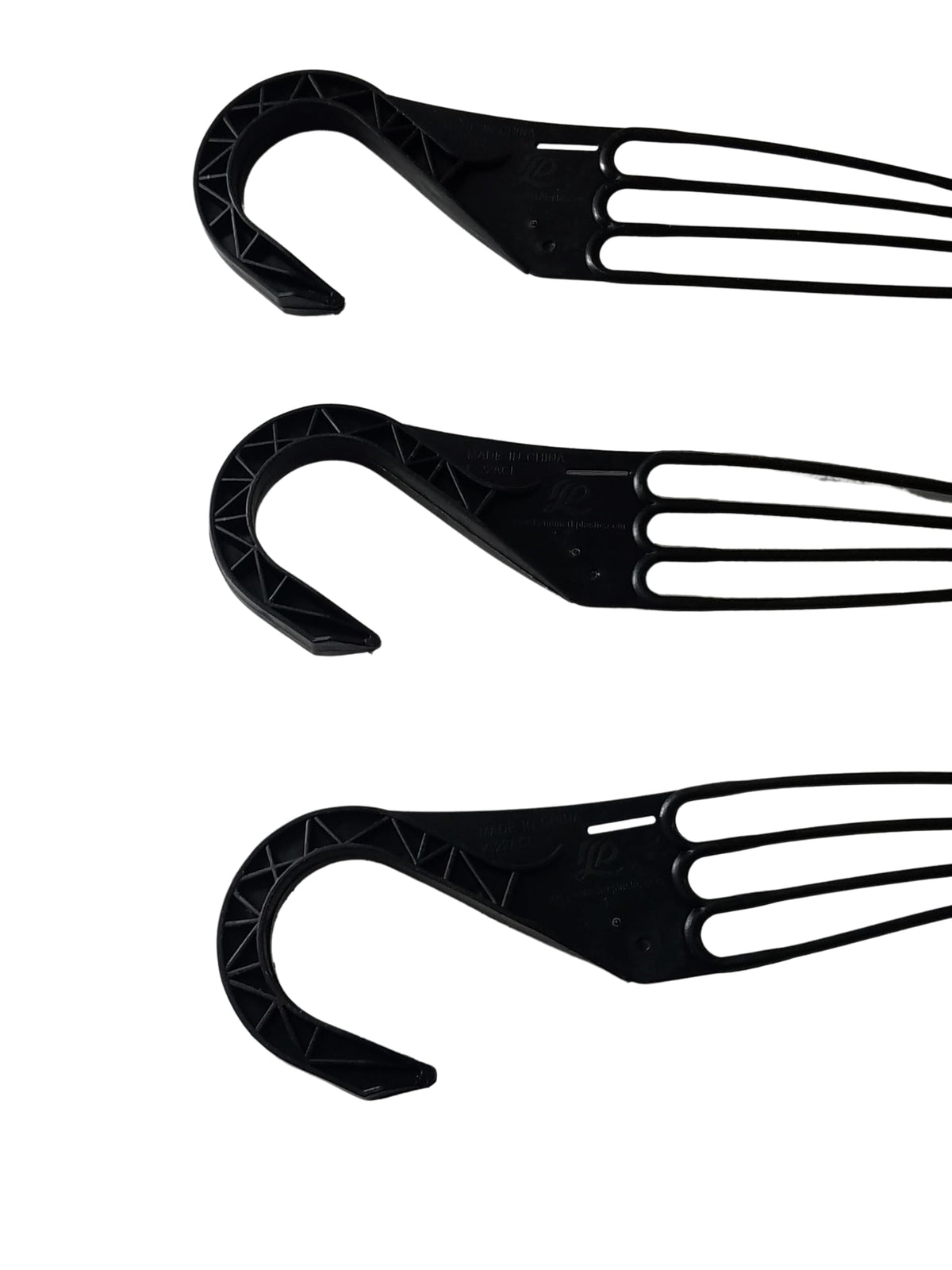 Replacement 4 Strand Plastic Hangers for 12" Hanging Baskets - Set of 5 (Black)