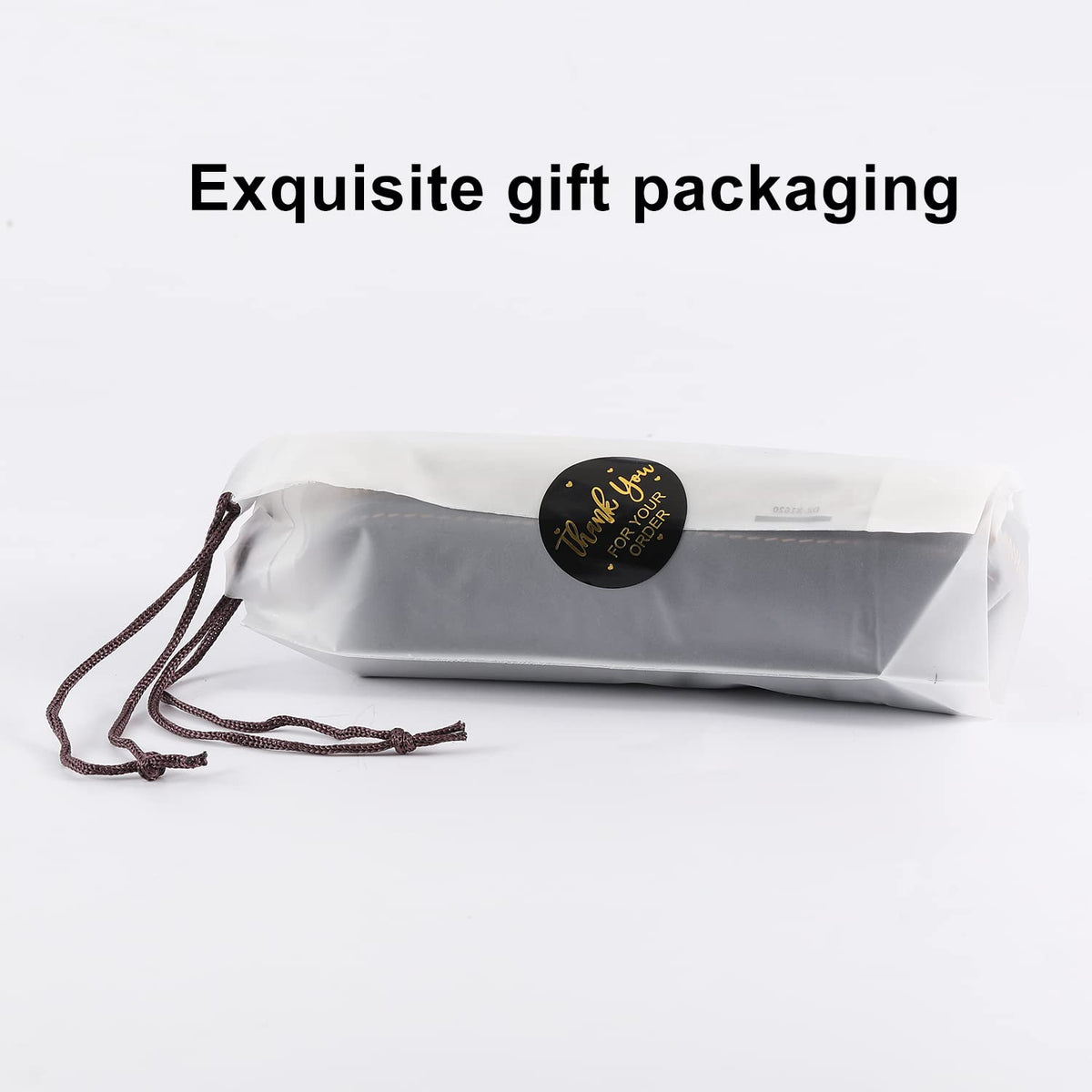 RZEOTPII Pen Pouch Pencil Bag Black Leather Pencil Holder Small Portable Zipper Case for Fountain Pen Markers Makeups Change Coins,Gift for Adults Mens Womens (Black)