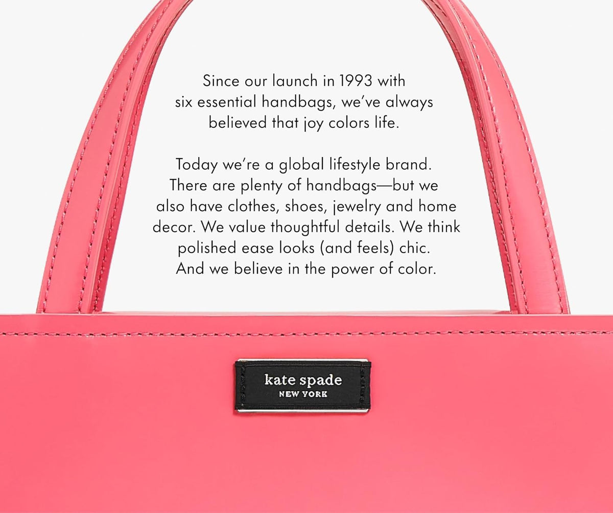 kate spade new york Canvas Tote Bag with Interior Pocket, Candy Stripe