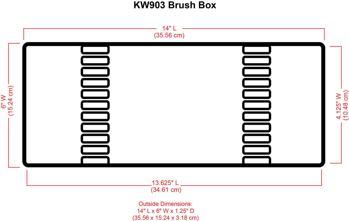 ArtBin KW903 Brush Box with Foam Inserts, Fine Art Portable Paint Brush Organizer, Plastic, Clear, 1.0 Count