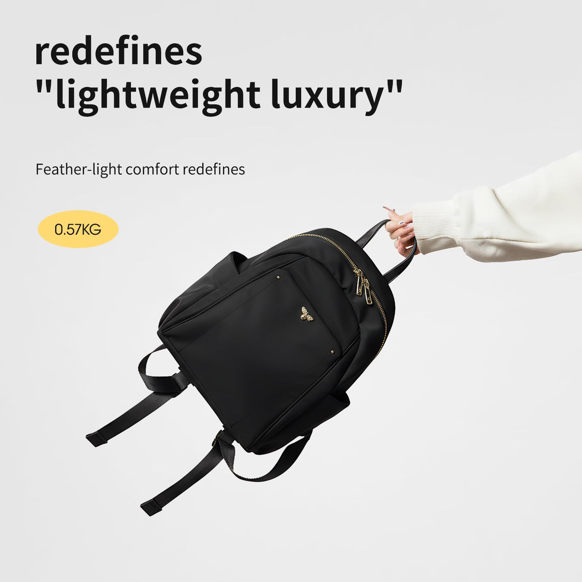 LEFFBAG Mini Backpack for Women Small Backpack Purse, Anti Theft Backpack Waterproof Lightweight Premium Oxford For Travel Work Shopping