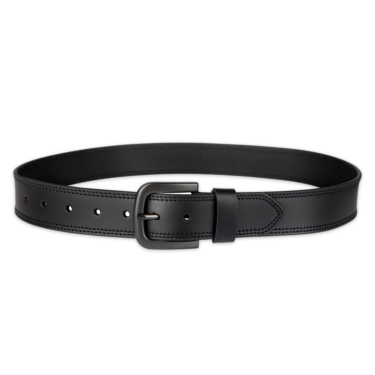 Dickies Men's Big-Tall Two Row Stitch Belt , -black, 54