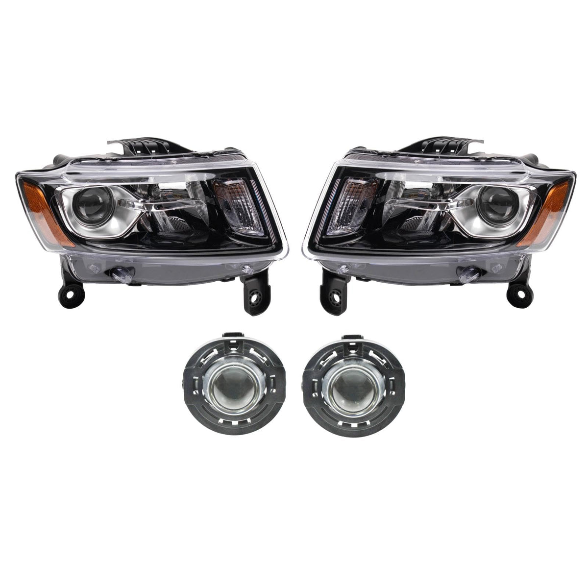 TRQ Lighting Kit Compatible with 2014-2016 Jeep Grand Cherokee, Model LKA83544