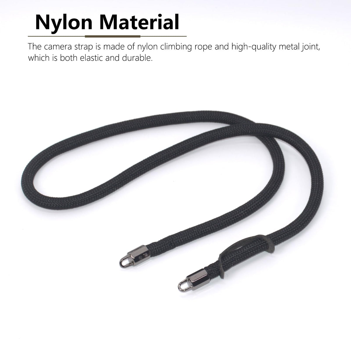 Aisnyho Universal Camera Shoulder Strap,Neck Camera Strap for Mirrorless DSLR SLR Camera,for Fuji X-M5 X100VI XT5 XT50 XT30 XT20 XT1 XT2 XT3 XT4, Black, One Size
