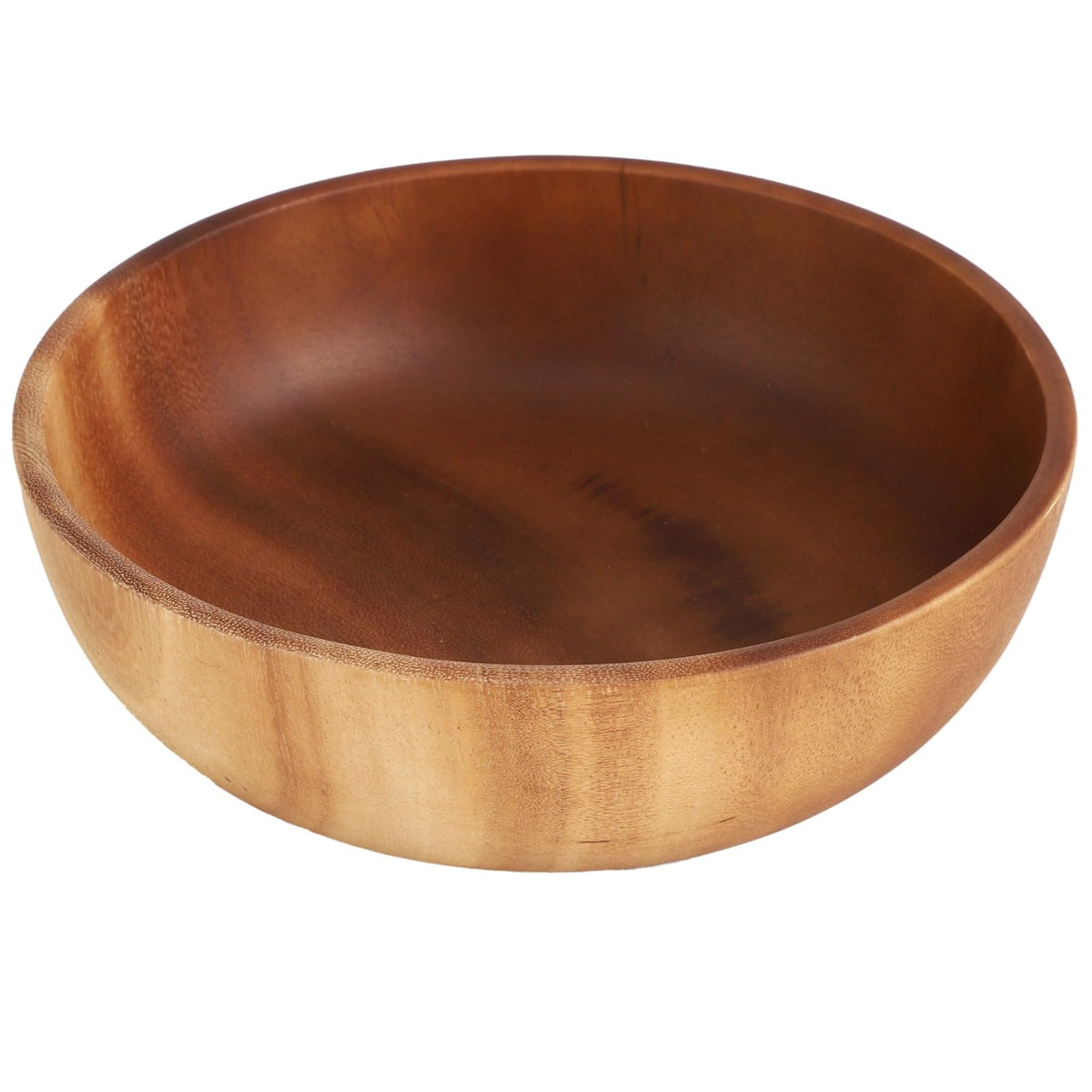 DORMIYA Quality Handcrafted Acacia Wooden Bowl, 9.3 in, Natural Wood Grain & Seamless Design, Food-Safe & Sturdy, Versatile Large Serving/Salad/Snack Bowl for Home, Kitchen