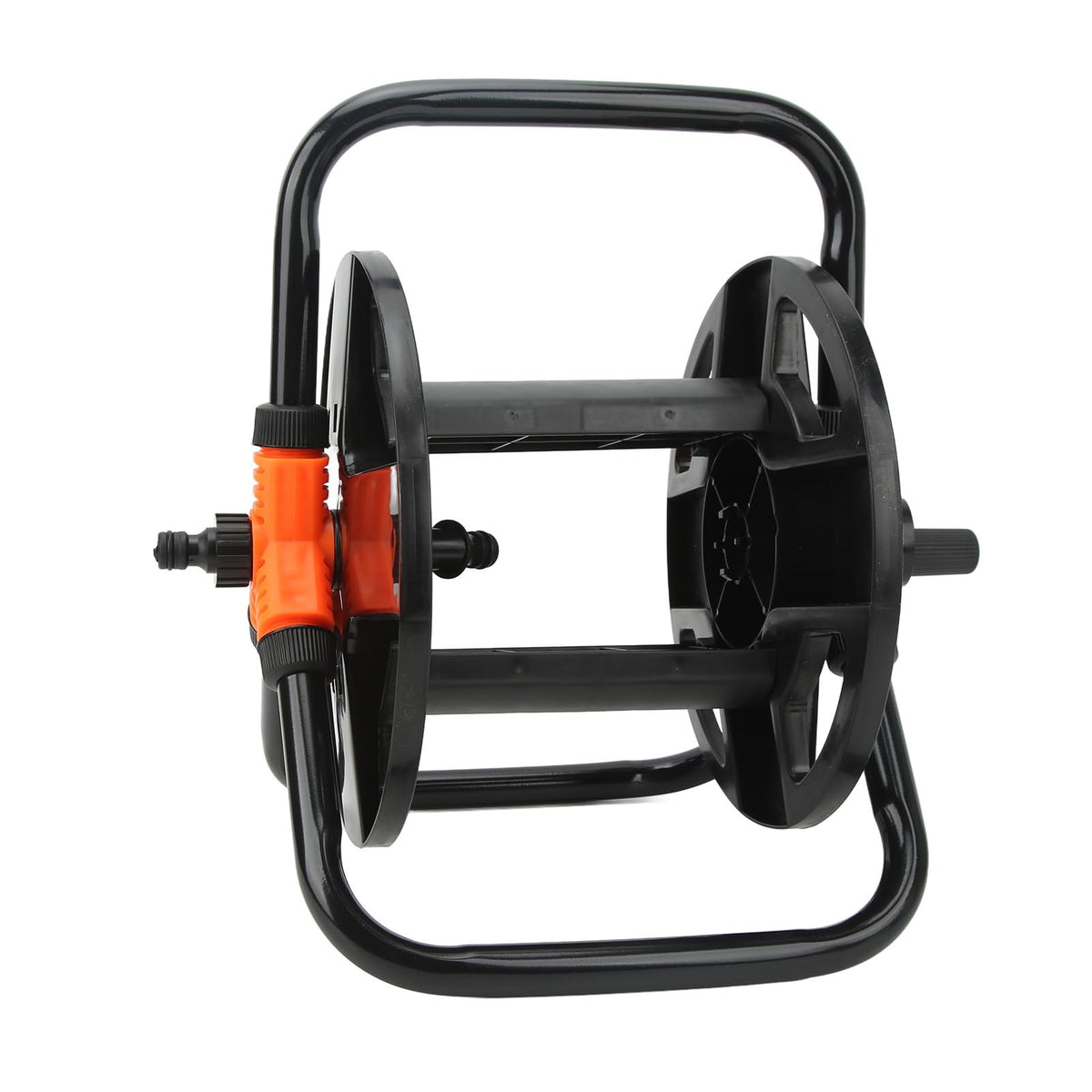 HURRISE ABS Hose Reel with Single Arm, Wall-Mounted Garden Hose Storage Rack for Car Washing & Watering