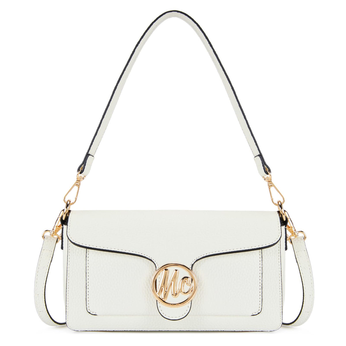 Milan Chiva Crossbody Bags for Women - Small Cross Body Purse Shoulder Bag, Cute Purse Handbags for Daily Commute Travel MC-619WT