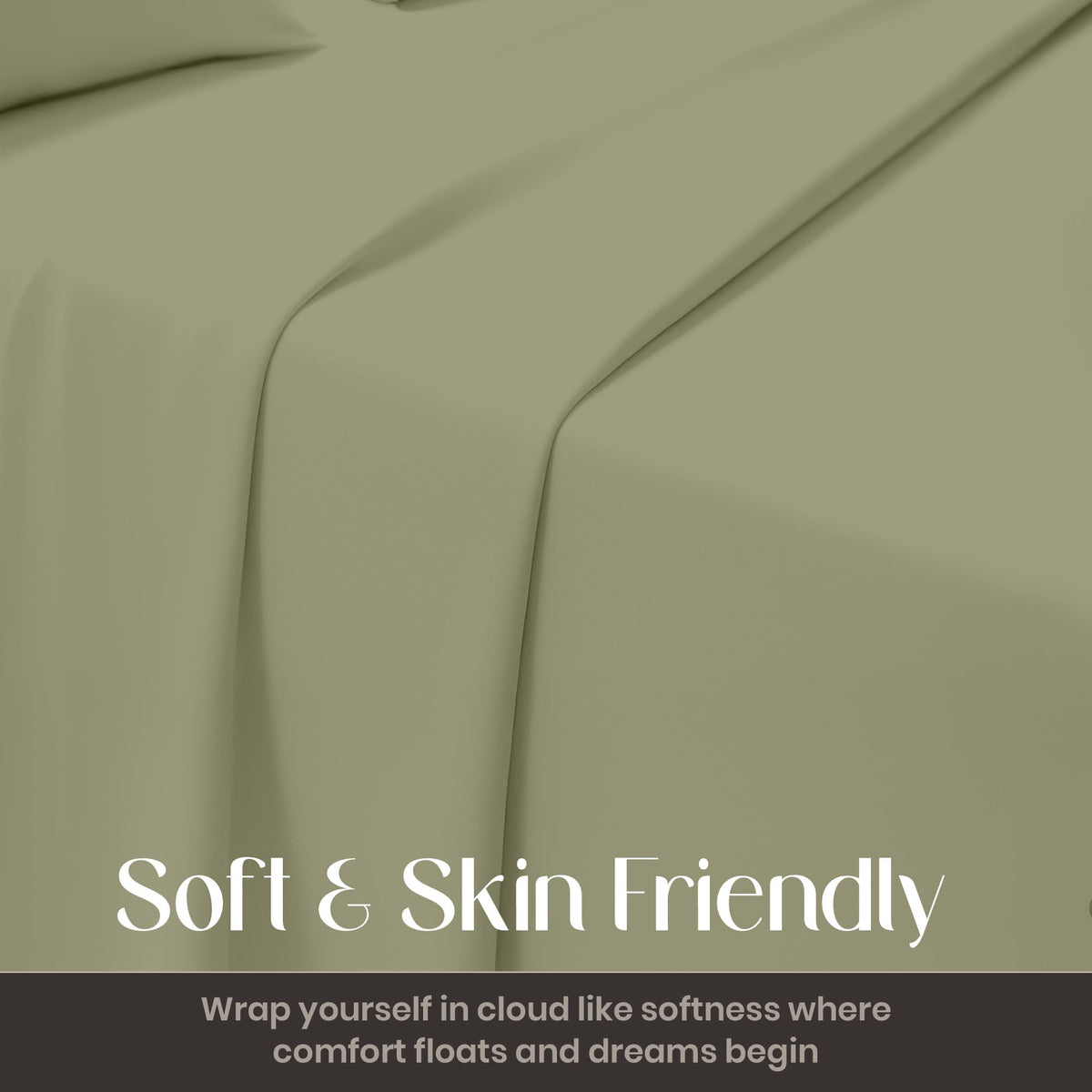 SGI bedding Full Size Moss Soft Brushed Luxury Microfiber 4 Piece Sheet Set- Easy Care, Super Soft & Breathable Cool 15" Deep Pocket Fade Wrinkle Stain Resistant