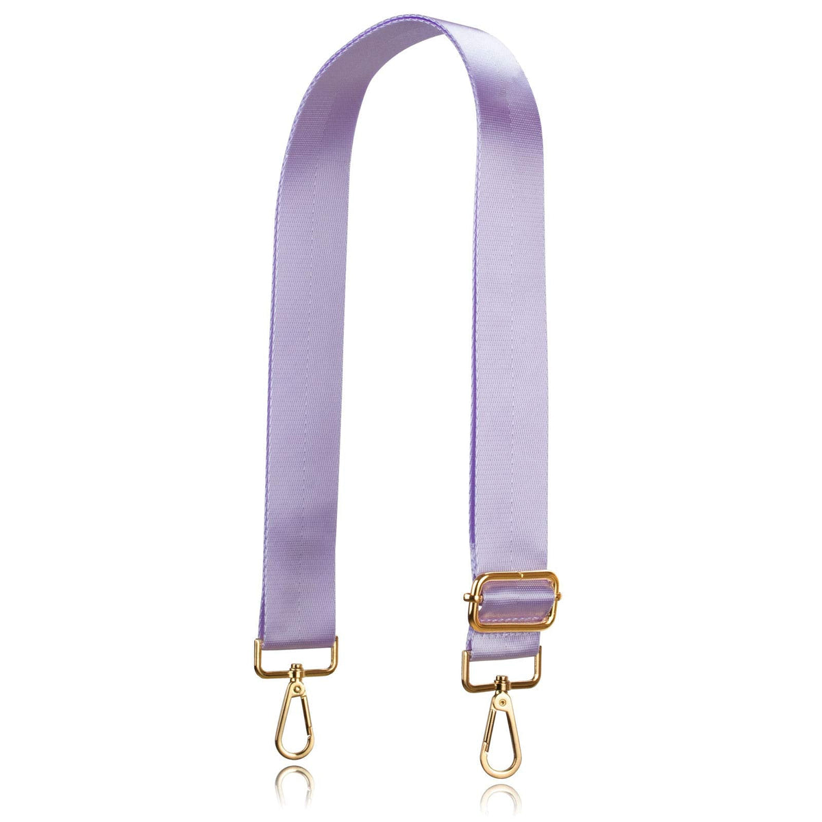 Allzedream Wide Purse Strap Replacement Crossbody Shoulder Bag Adjustable (Purple)