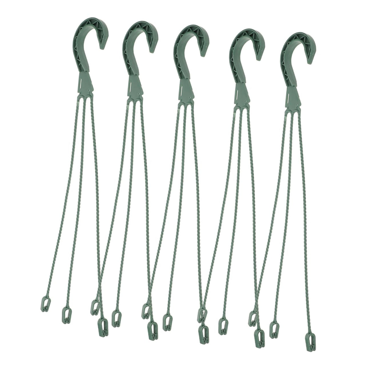 BESPORTBLE 5Pcs Hanging Planters Hooks Set Stylish Wire Flower Pot Hangers for Indoor and Outdoor Use Space Saving Plant Chains for Succulents and Plants