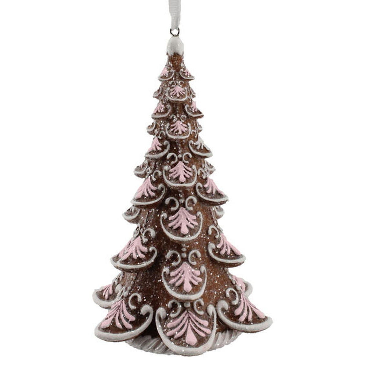 December Diamonds Gingerbread Sweet Shoppe Gingerbread Tiered Tree Ornament - Playful Christmas Decor
