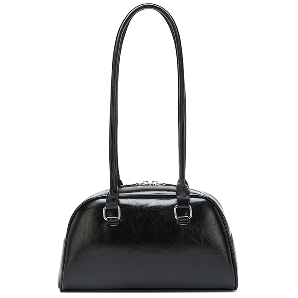 Fozehlad Y2K Shoulder Bag for Women Retro PU Leather Tote Handbag Multi-Pocket Hobo Bag with Zipper for Gifts