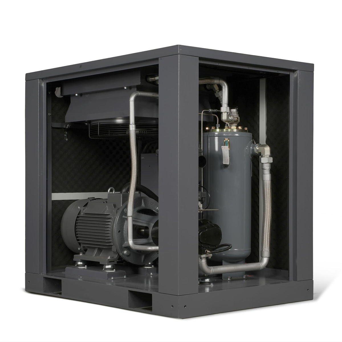 MechMaxx 106CFM Industrial Rotary Screw Air Compressor 30HP 116PSI 460V 3Phase Industrial-Grade,Model M30AC460