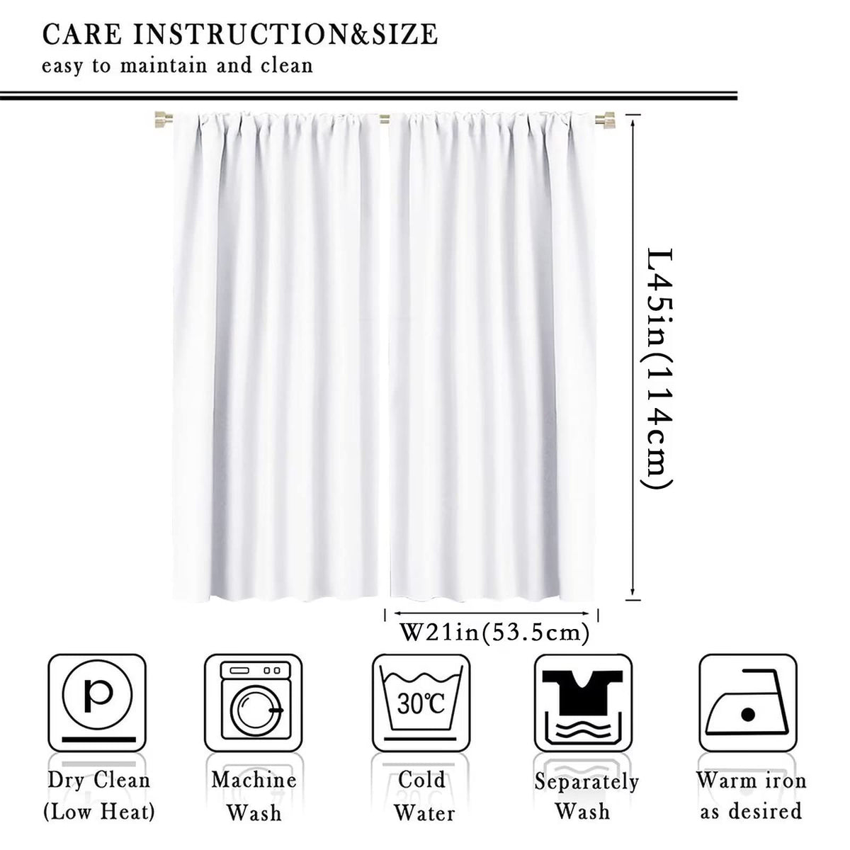 SENQIAN Guitar Music Curtains Abstract Geometric Musical Theme Art Printed Rod Pocket Blackout Window Drapes for Living Room Kitchen Cafe Décor W21xL45in 2 Panels