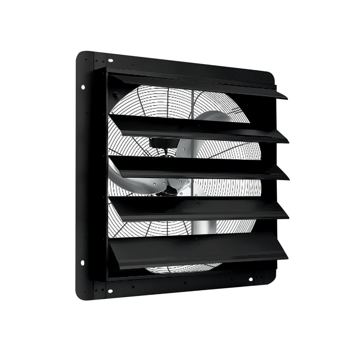 EliteEdge 20 Inch Shutter Exhaust Fan, 3500 CFM Automatic Aluminum Ventilation Fan Wall Mount, High Speed Quiet Motor for Greenhouse, Warehouse, Shop, Attic