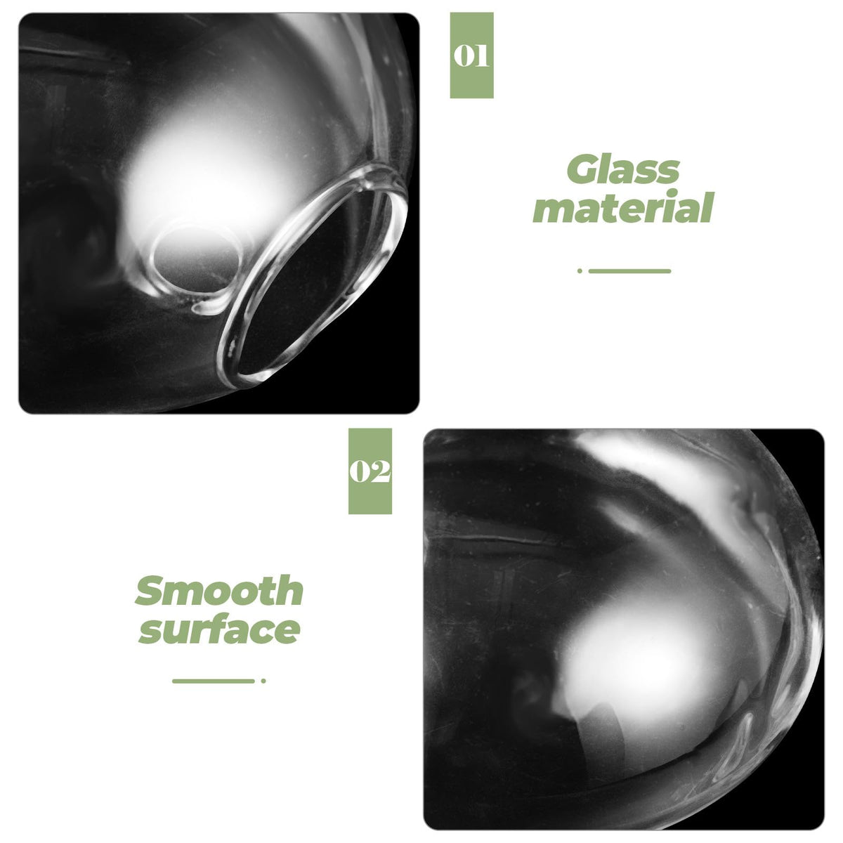 CONGARTENO Wall Mounted Hydroponic Planter Glass Vase, Small Hanging Terrarium Vase for Indoor Plant Propagation, Decorative Wall Pot for Home Décor