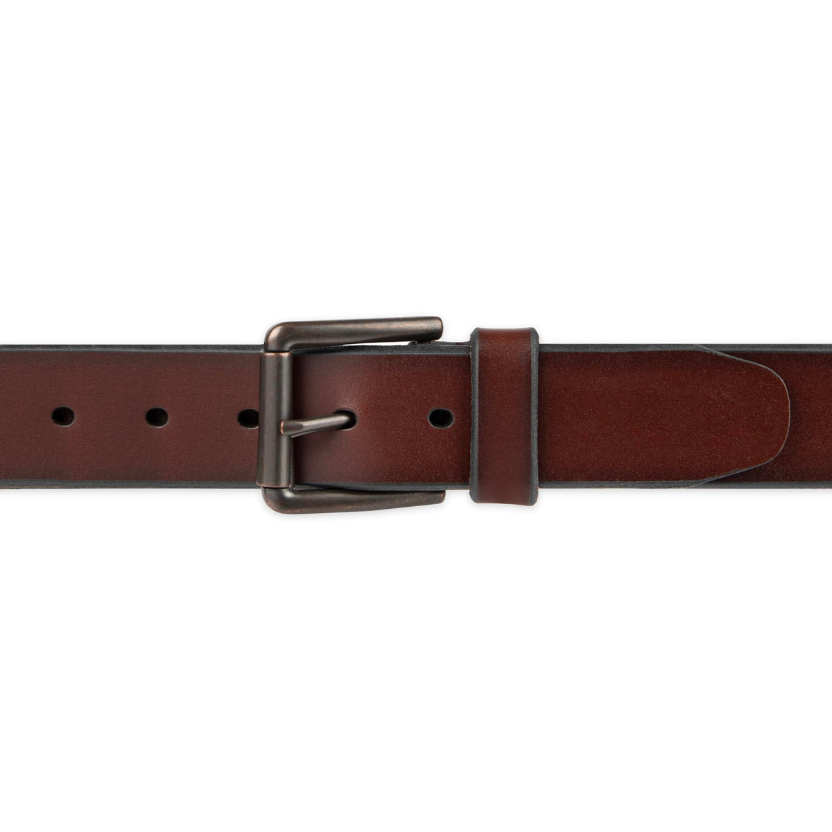 Dockers Men's Casual Leather Belt - 100% Soft Top Grain Genuine Leather Strap with Classic Prong Buckle, Brown,30