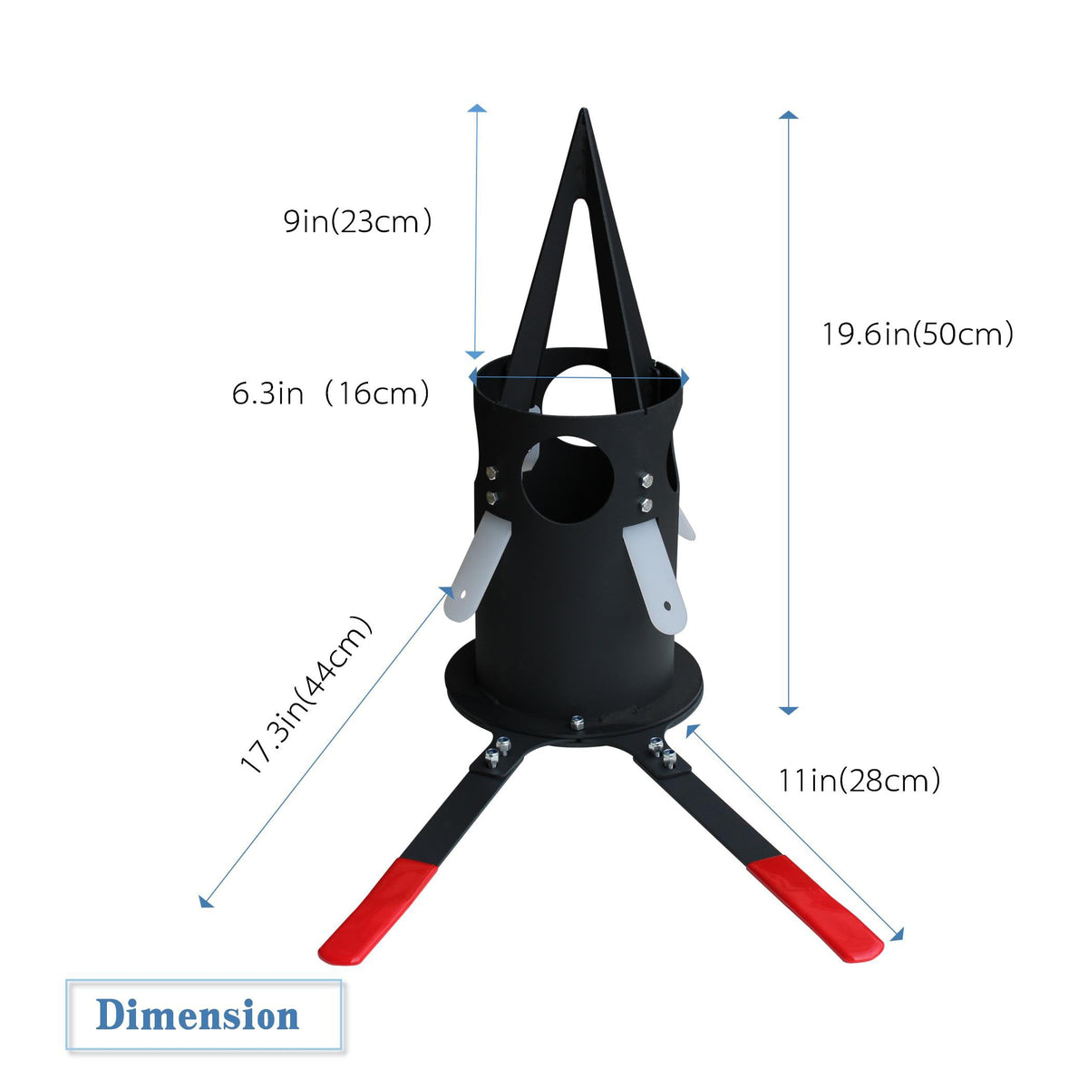 NULTRUMA Big Bag Dispenser Bulk Bag Unloader Dischargers for Farms Construction Industry(Black)