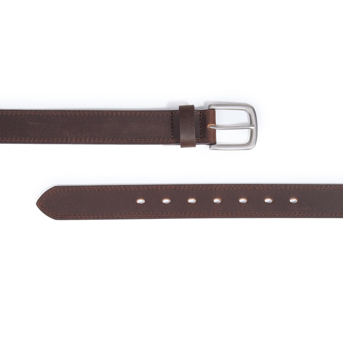 VATAN Men's Full Grain Leather Casual Every Day Jeans Belts, Handmade Men Leather Belt with Gift Box