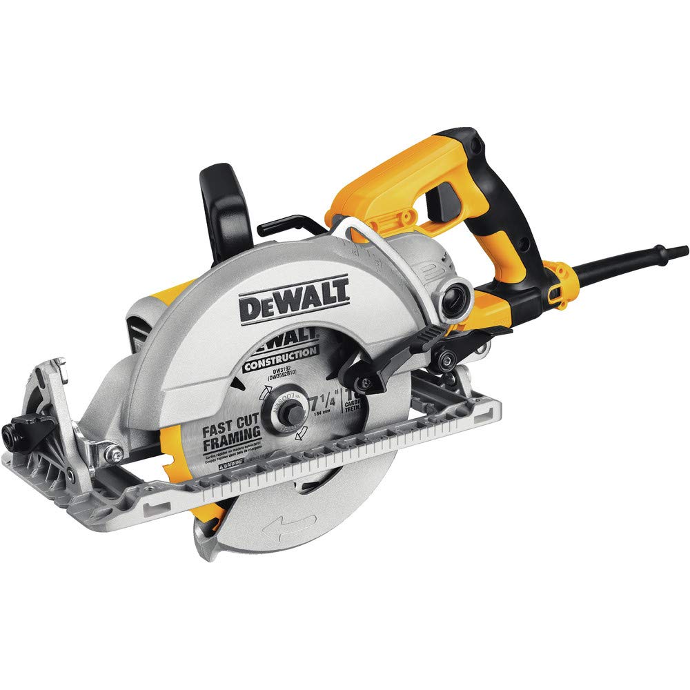 DEWALT 7-1/4-Inch Circular Saw, 15-Amp, Worm Drive, Corded (DWS535B)