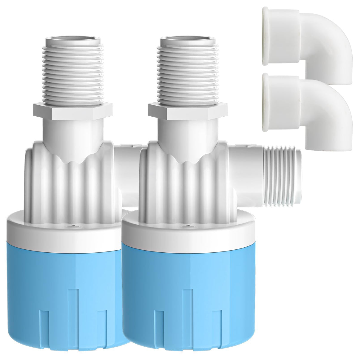 "1/2" Automatic Water Level Control Valve | Water Float Valve for Water Tanks | Water trough float valve | Automatic Filling | Automatic Shut Off | Perfect Upgrade for Water Tanks" (2-Pack)