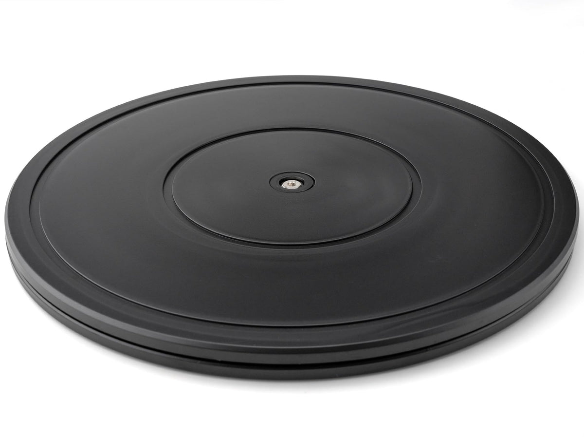 Famgee 12 Inch Heavy Duty Lazy Susan Turntable Rotating Swivel Stand with Steel Ball Bearings for Flat Panel Monitors, Computer, TV, Speakers, Bonsai, Statue, Cabinet Organizer