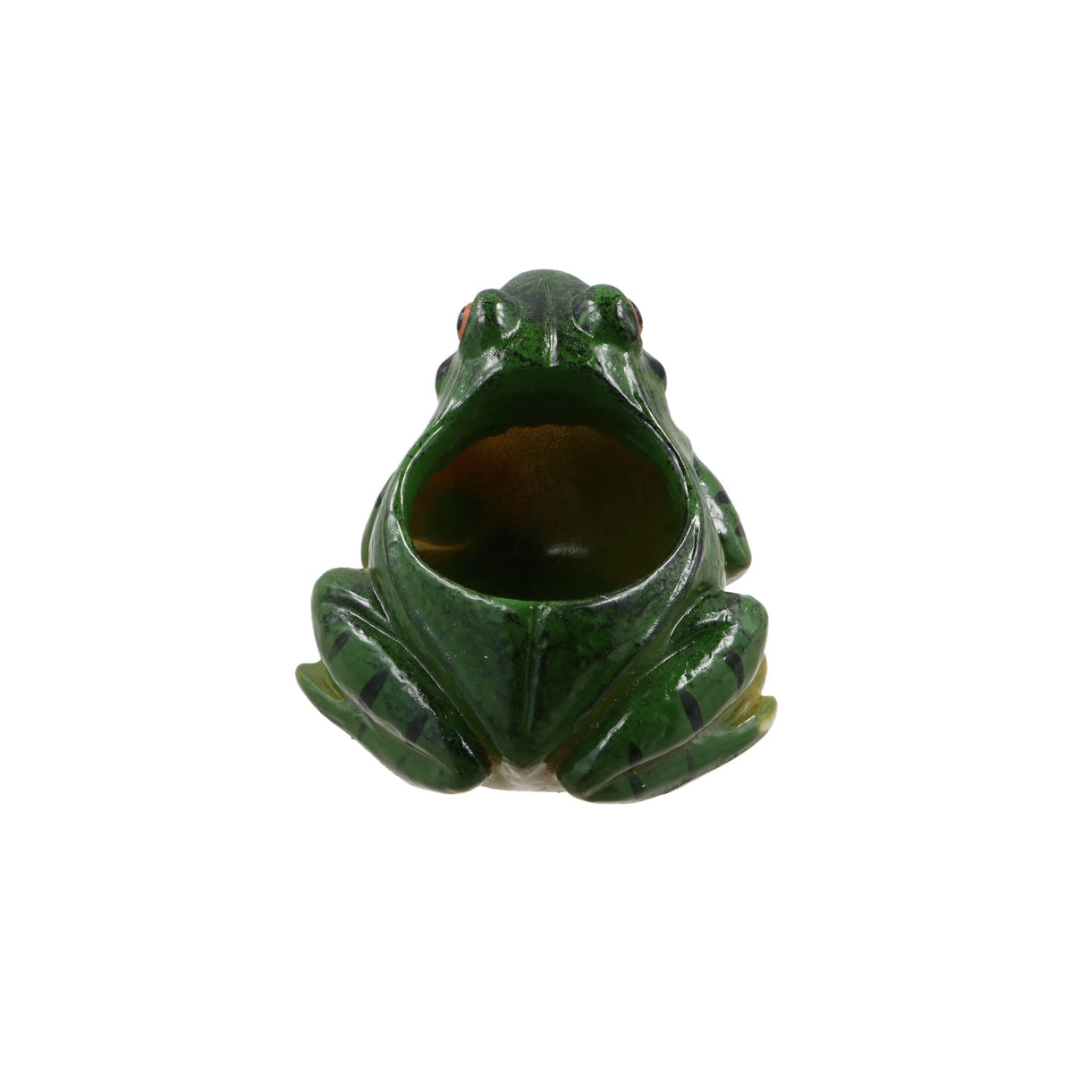 zaoalife Resin Frog Shape Succulent Planter Pot Flower Pot Mini Small Succulent Pots Frog Pot Cute Succulent Planter for Indoor Home Desk Decoration