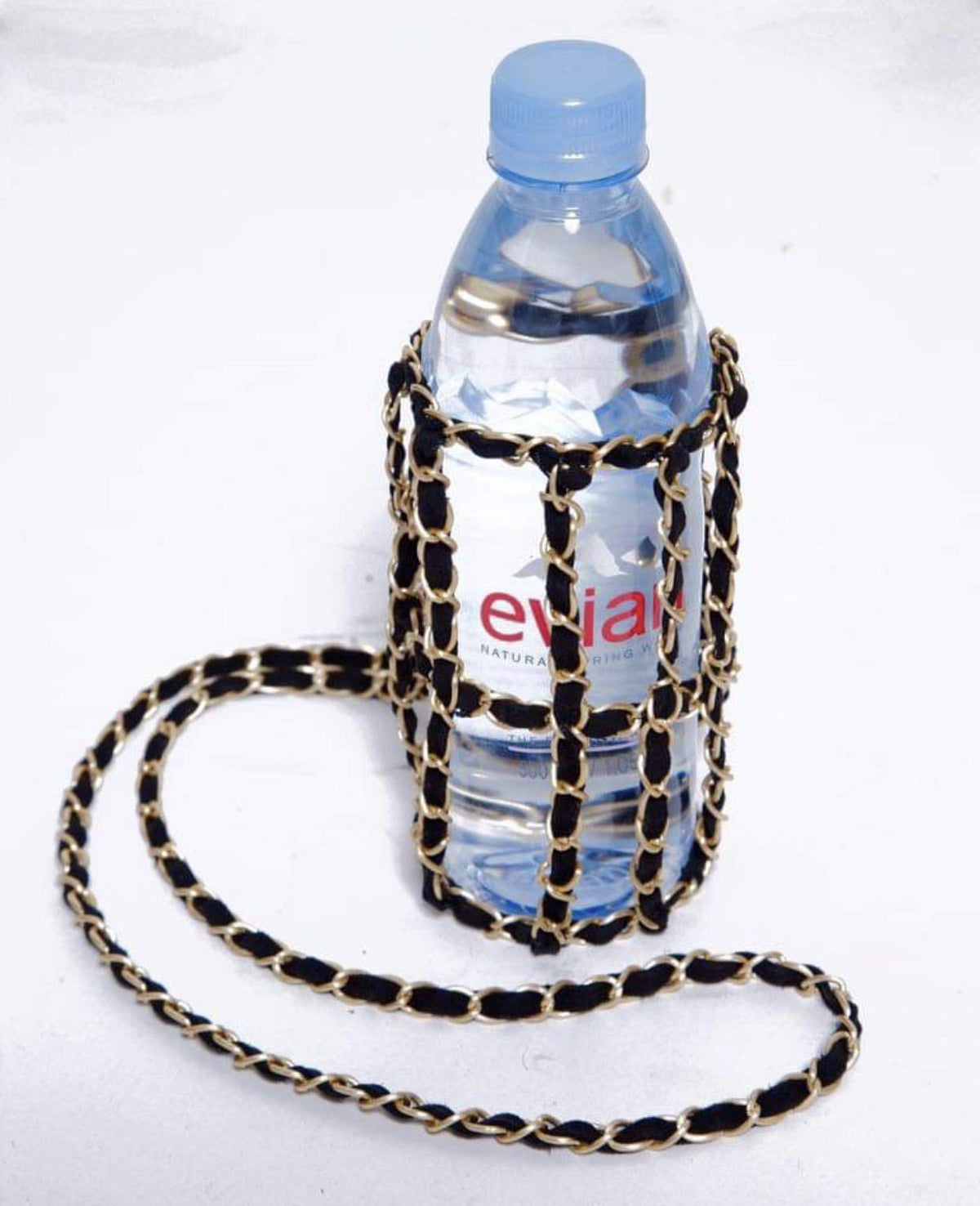 Water Bottle Holder with Strap - Carrier for Hydro Flask, Soda Can, Tumbler and Standard Bottles - Crochet Sling Bag Ideal for Walking, Hiking, Gym and More - Wear Over the Shoulder or Crossbody