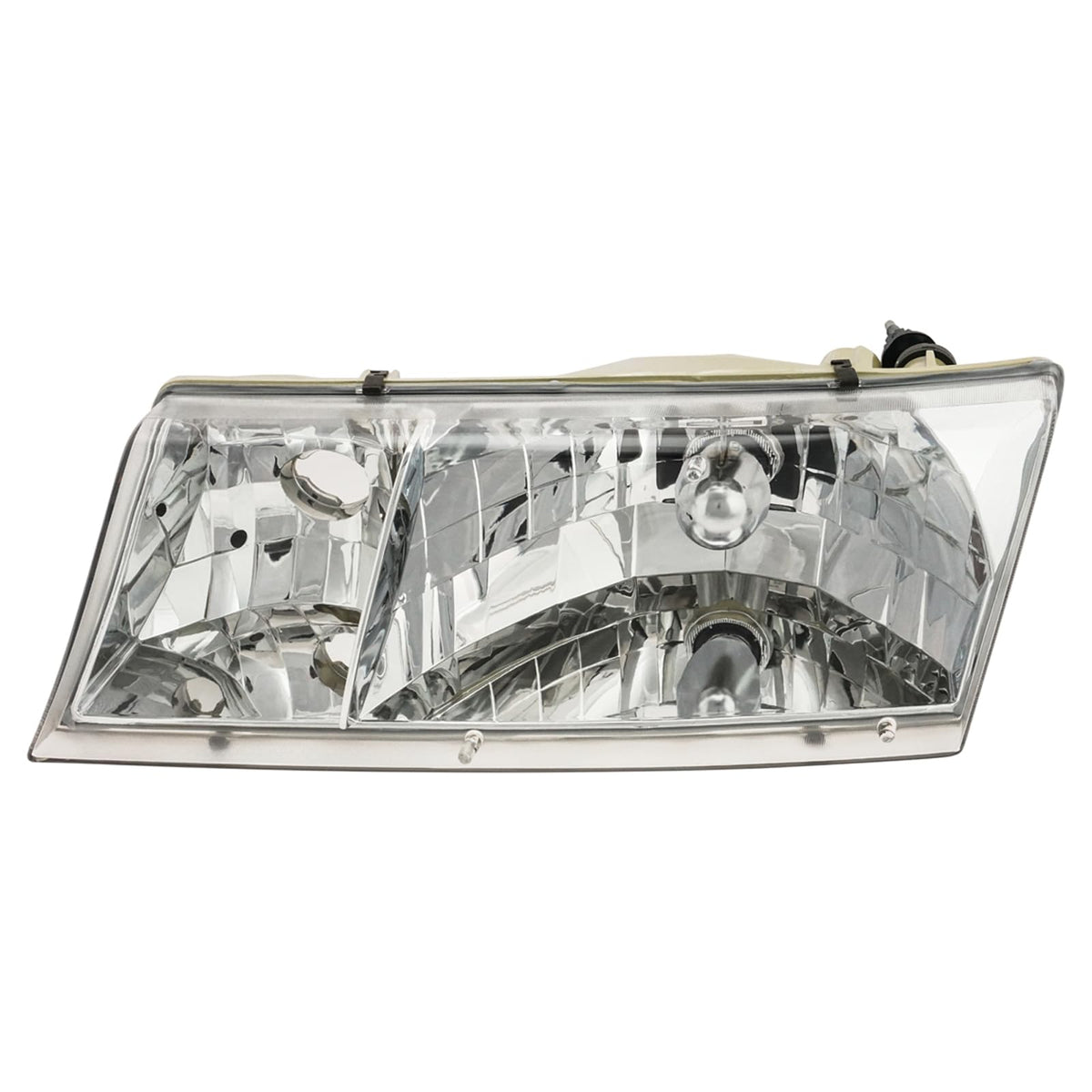 TRQ Headlight Assembly Set for 1998-2002 Mercury Grand Marquis, Driver & Passenger Side, Model LKA87005