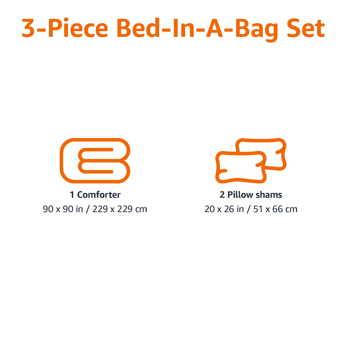 Amazon Basics 3-Piece Microfiber Kids' All Season Comforter and Pillow Sham Set, Full/Queen, Dinosaurs, Animal Print