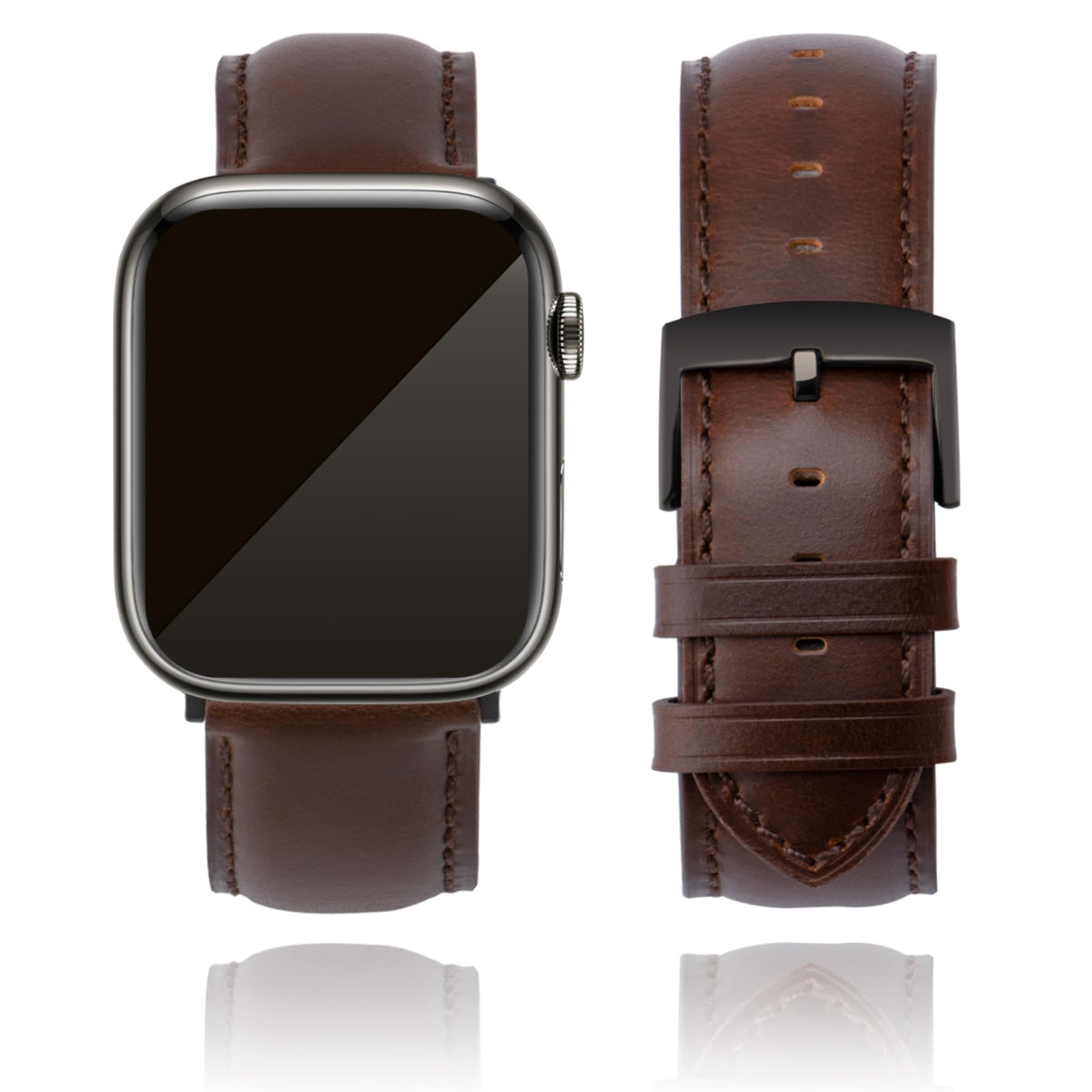 CORROPELLE Leather Watch Bands Compatible with Apple Watch 42mm 41mm 40mm 38mm for Men Women, Top Grain Genuine Leather Straps Replacement Band for iWatch Series 11 10 9 8 7 6 5 4 3 2 1 SE3 SE2 SE