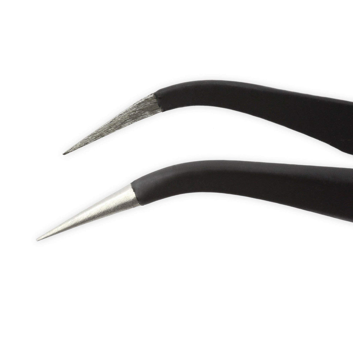 iFixit Precision Tweezers Set - Extra Fine, Angled, Blunt Tips for Electronics, Hobby, Industrial, Professional, Craft