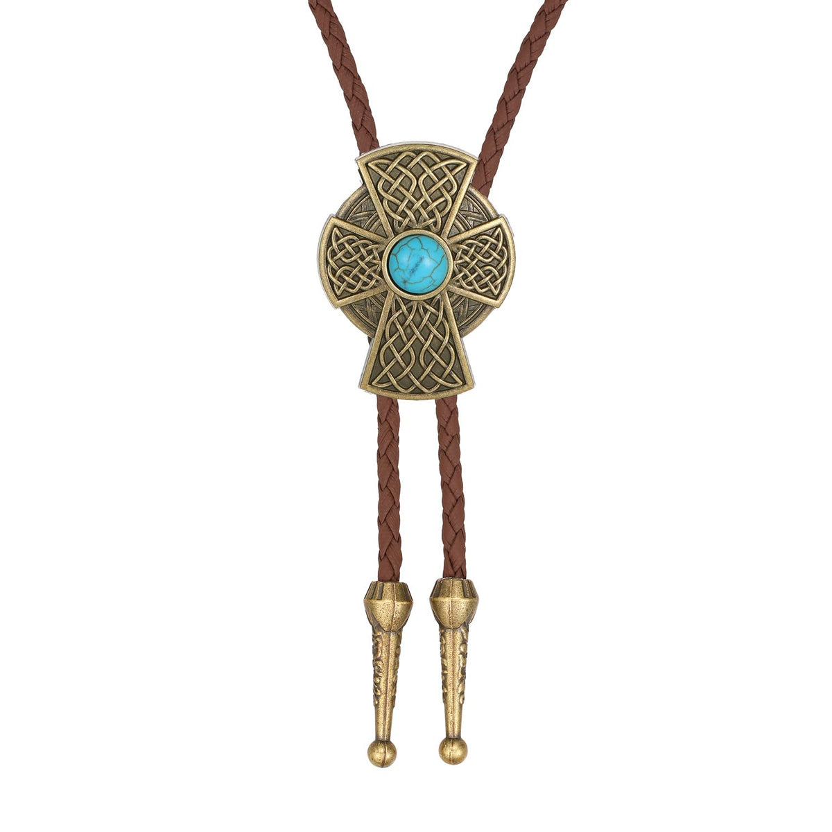 AZORA Western Cowboy Bolo Tie for Men Women Adjustable Necktie 3D Cowboy Hat and Boots Tips Bolo Neckties for Concert Custome Accessories