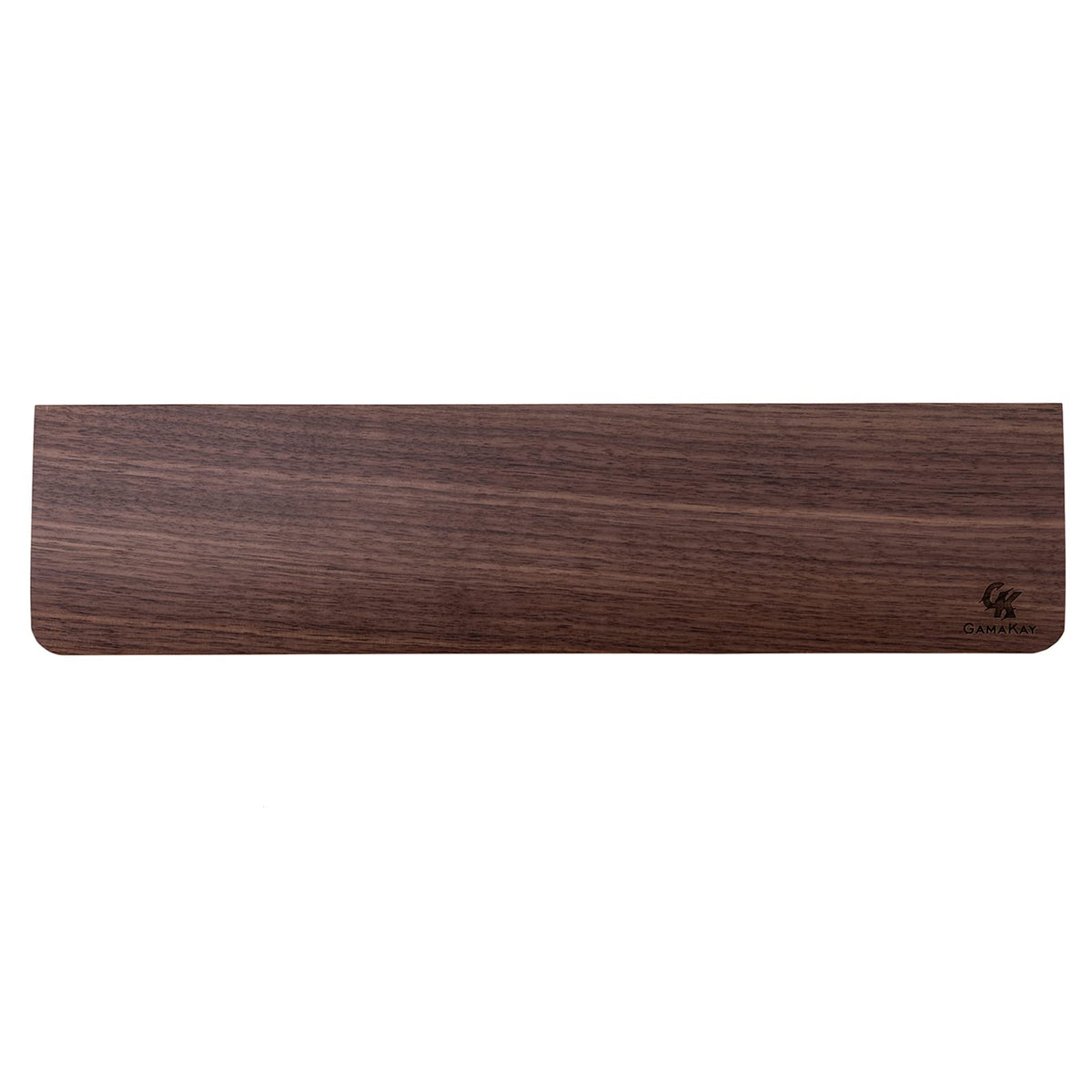 GK GAMAKAY Wooden Wrist Rest Pad, 12.8" Compact Ergonomic Walnut Wood Hand Wrist Rest for 60% 75% Mechanical Keyboard, Non-Slip Palm Pad for Comfortable Typing and Playing (for 75%)