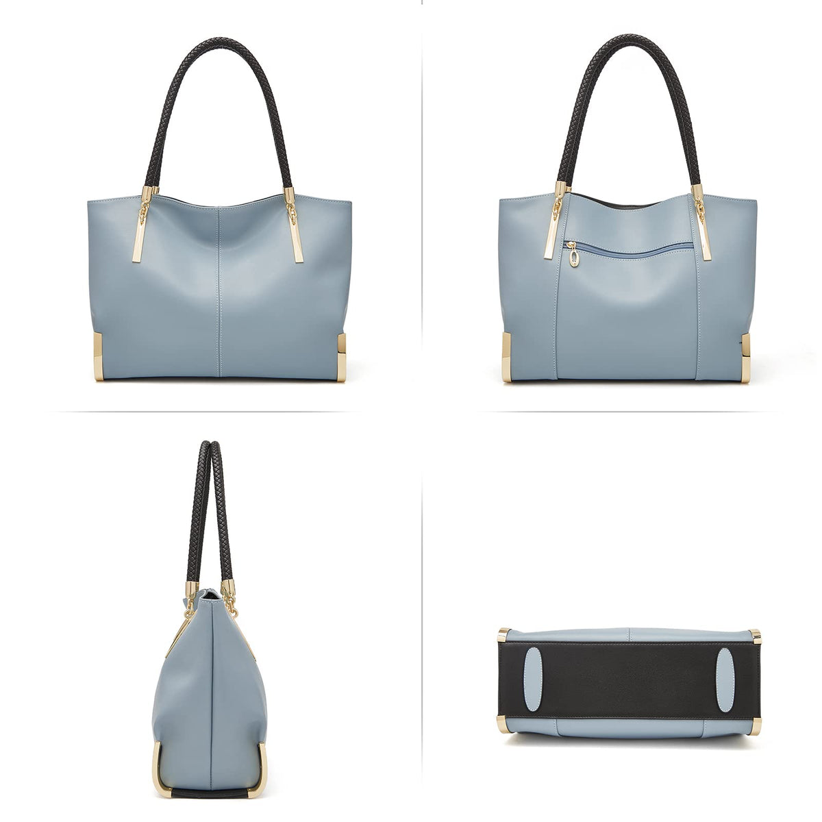 FOXLOVER Large Capacity Tote Handbags for Women, Women's Top-handle Bags Fashion Shoulder Bags Purses Minimalist design
