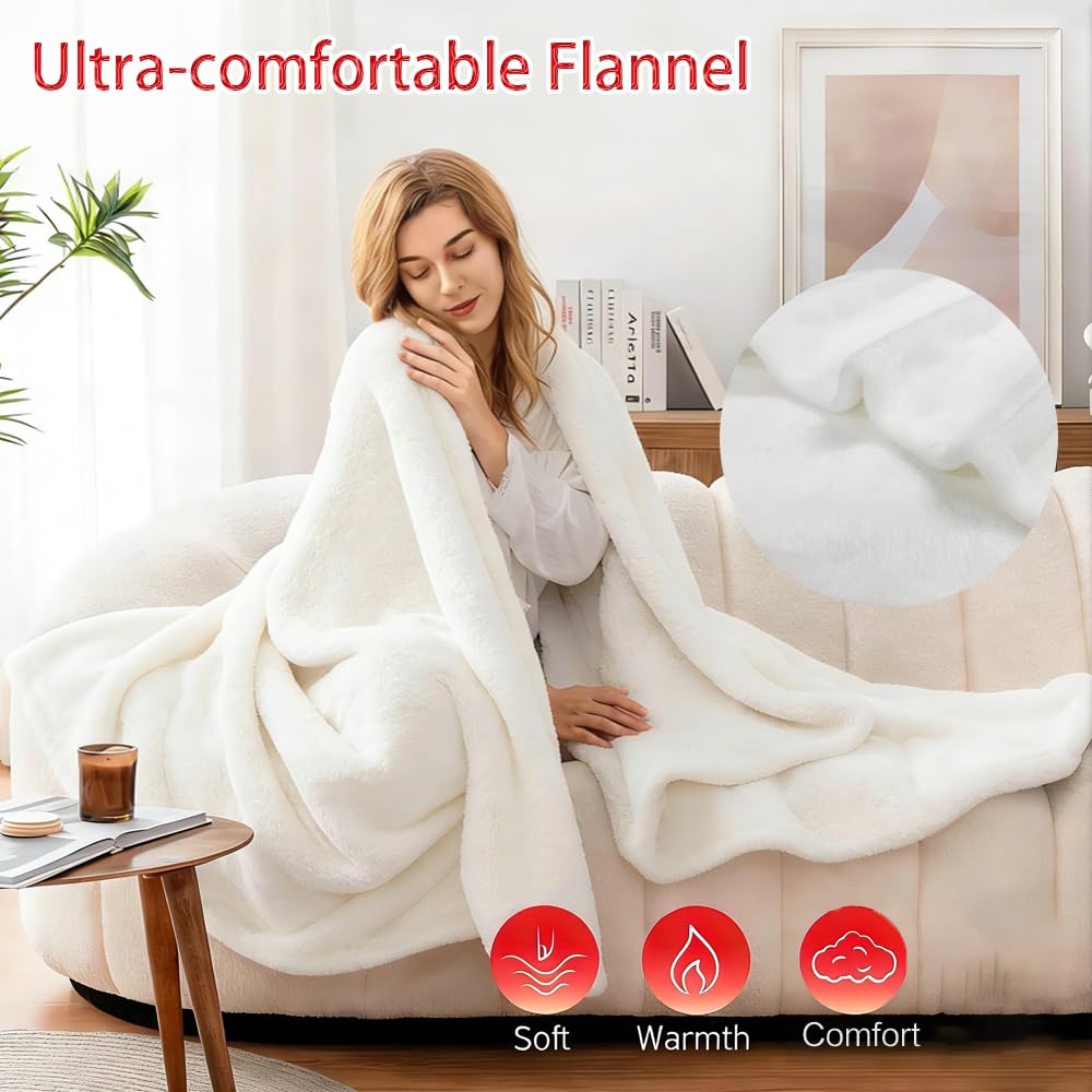 ZHOUSHUTONG Black Woman Reading Book Flannel Throw Blanket Cozy Warm Colorful Book Butterfly Blankets Lightweight Fuzzy Soft African American Girl Flannel Blanket for Couch Bed Sofa Girls 49"x59"