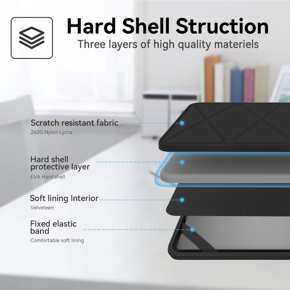 Smatree Hard EVA Protective Sleeve Case Compatible for 16 inch Samsung Galaxy Book5/4/3 Pro, for Samsung Galaxy Book5/4/3 Pro 360, for SamsungGalaxy Book4 Edge/Book4 Ultra/Book3 Ultra Laptop (X8283)