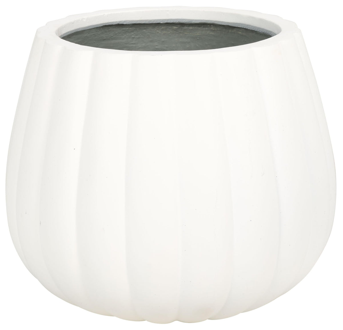 SAFAVIEH Outdoor Patio Furniture Kaston White Concrete Ficonstone Planter Pot (Fully Assembled)