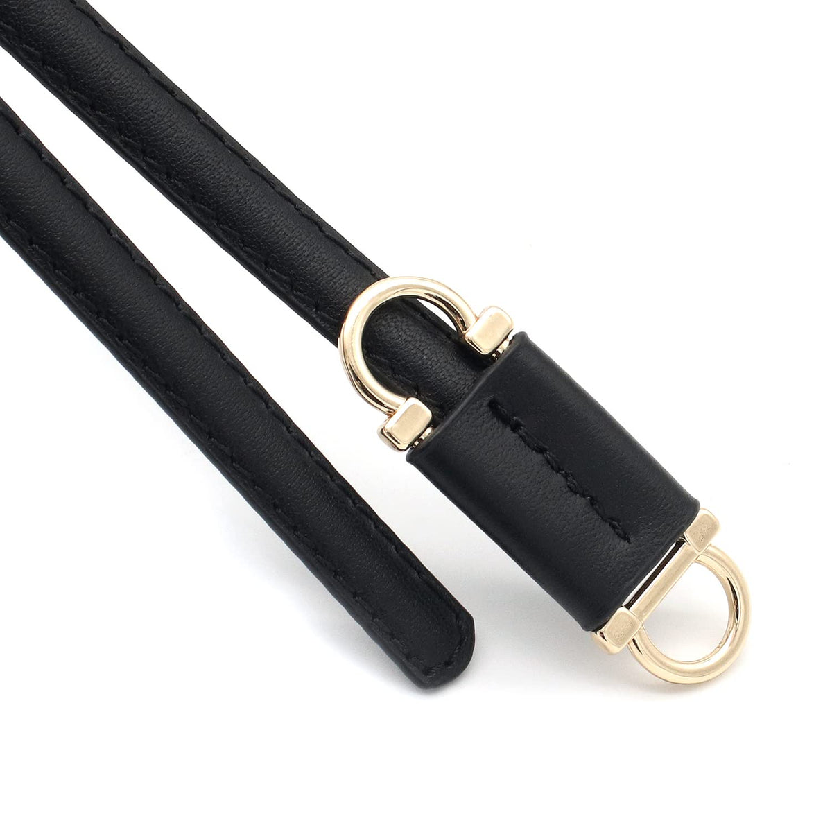 BAOKELAN Skinny Leather Belts for Women Knotted Thin Waist Belt for Dress Black