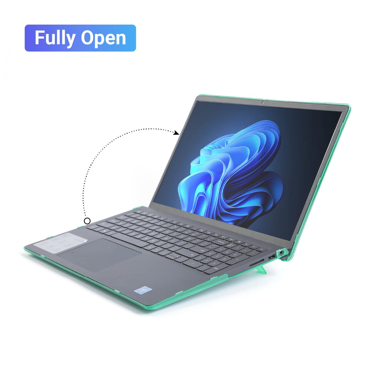 mCover Case Compatible ONLY for 2021-2023 15.6" Dell Inspiron 15 3510 3511 3515 3520 3521 3525 Series Laptop Computer (NOT Fitting Other Dell Models) - Blue