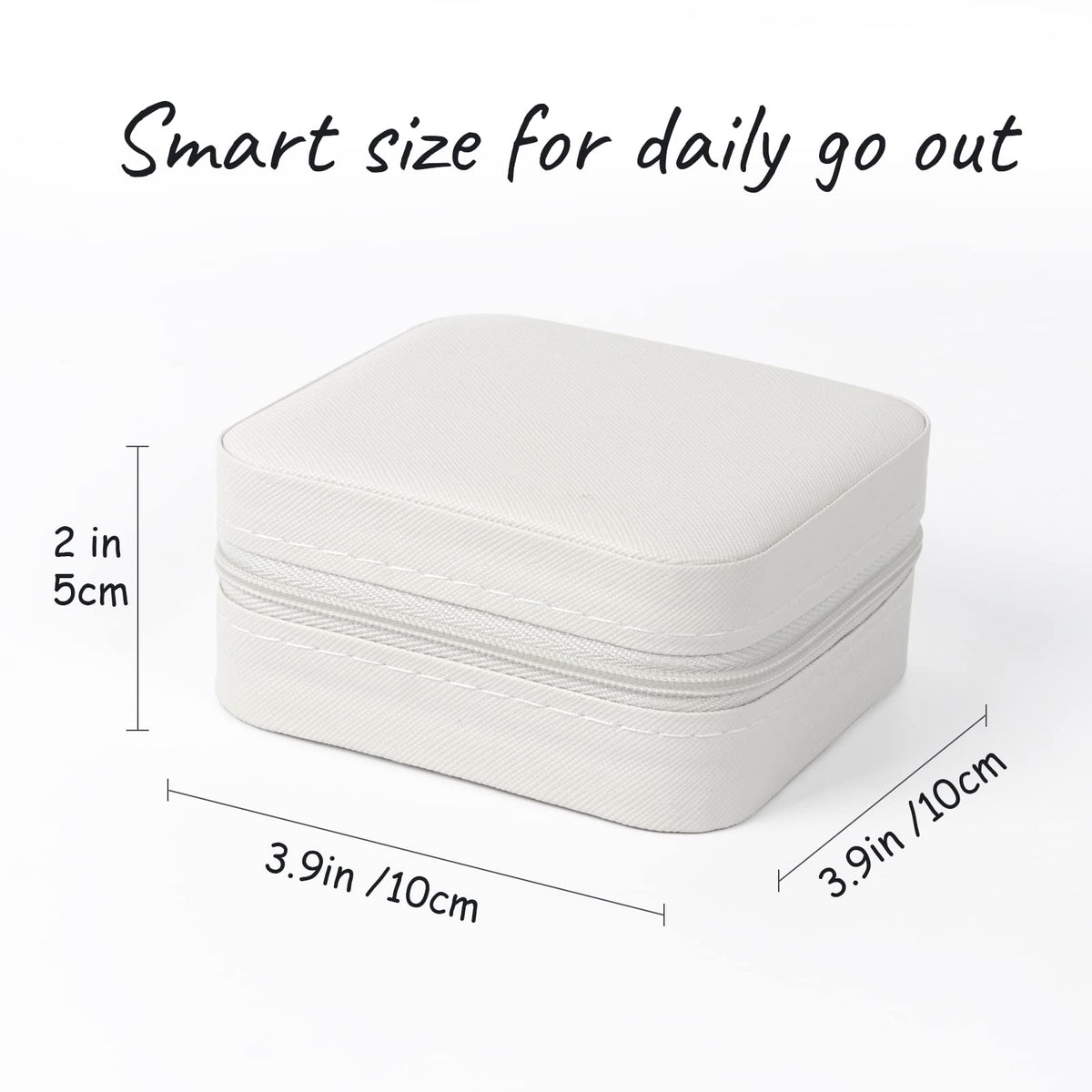 MFXIP Travel Jewelry Case Small Jewelry Box Jewelry Organizer Storage Case Portable PU Leather Mini Jewelry Travel Case for Girls Womens Earring, Necklace, Rings,Bracelets