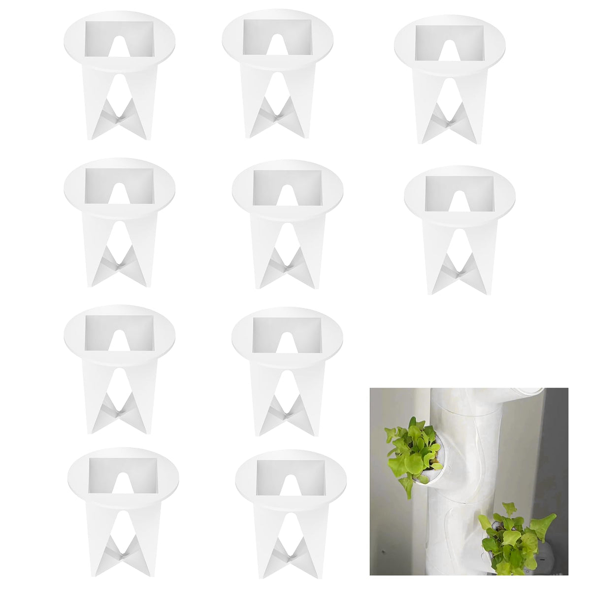 Grow yCube Hydroponic Growing Cups for Gardyn - Compatible with Gardyn Home/Studio Indoor Garden System (10 Pack)