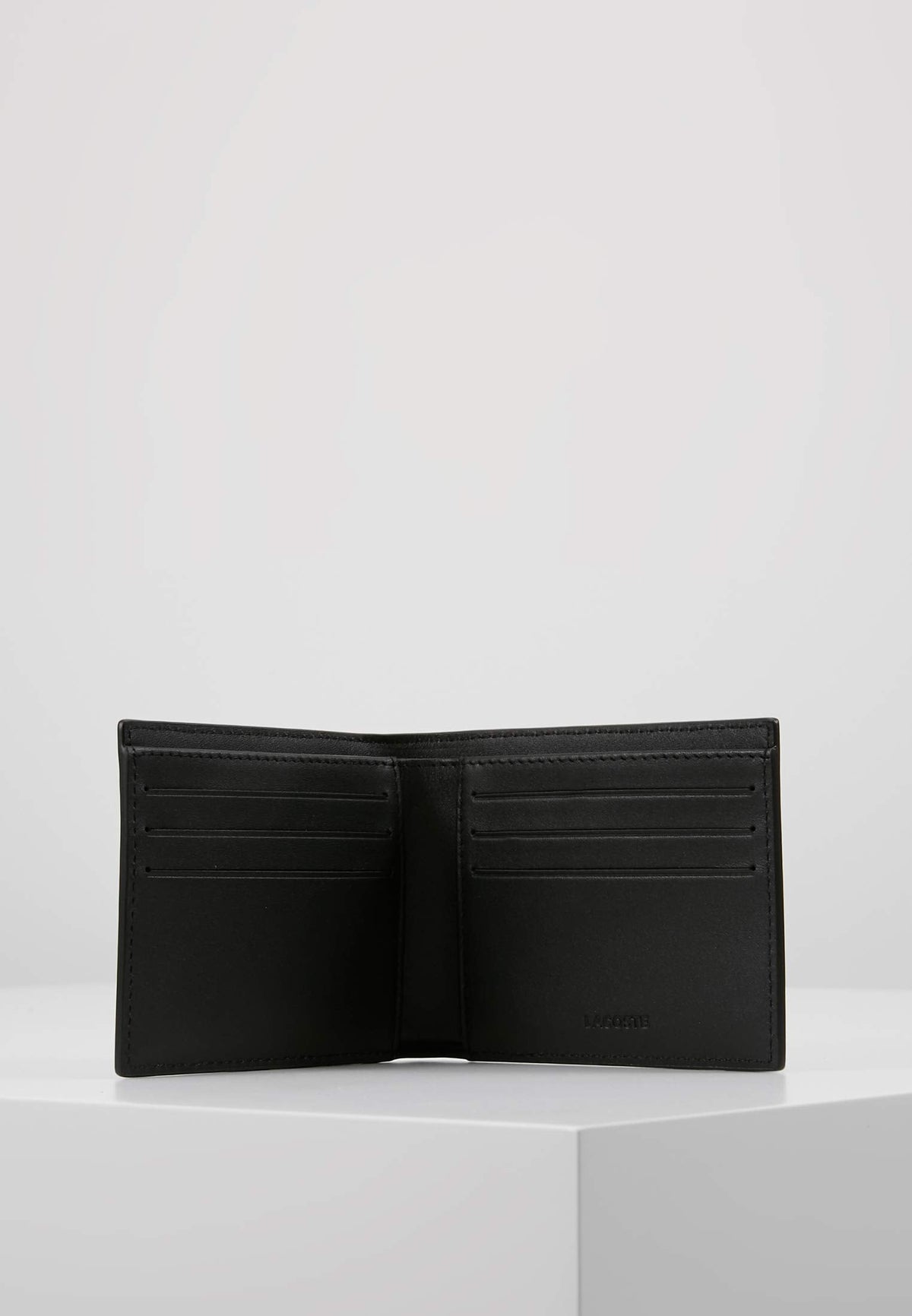 Lacoste Men's FG Small Billfold Wallet, Black, One Size