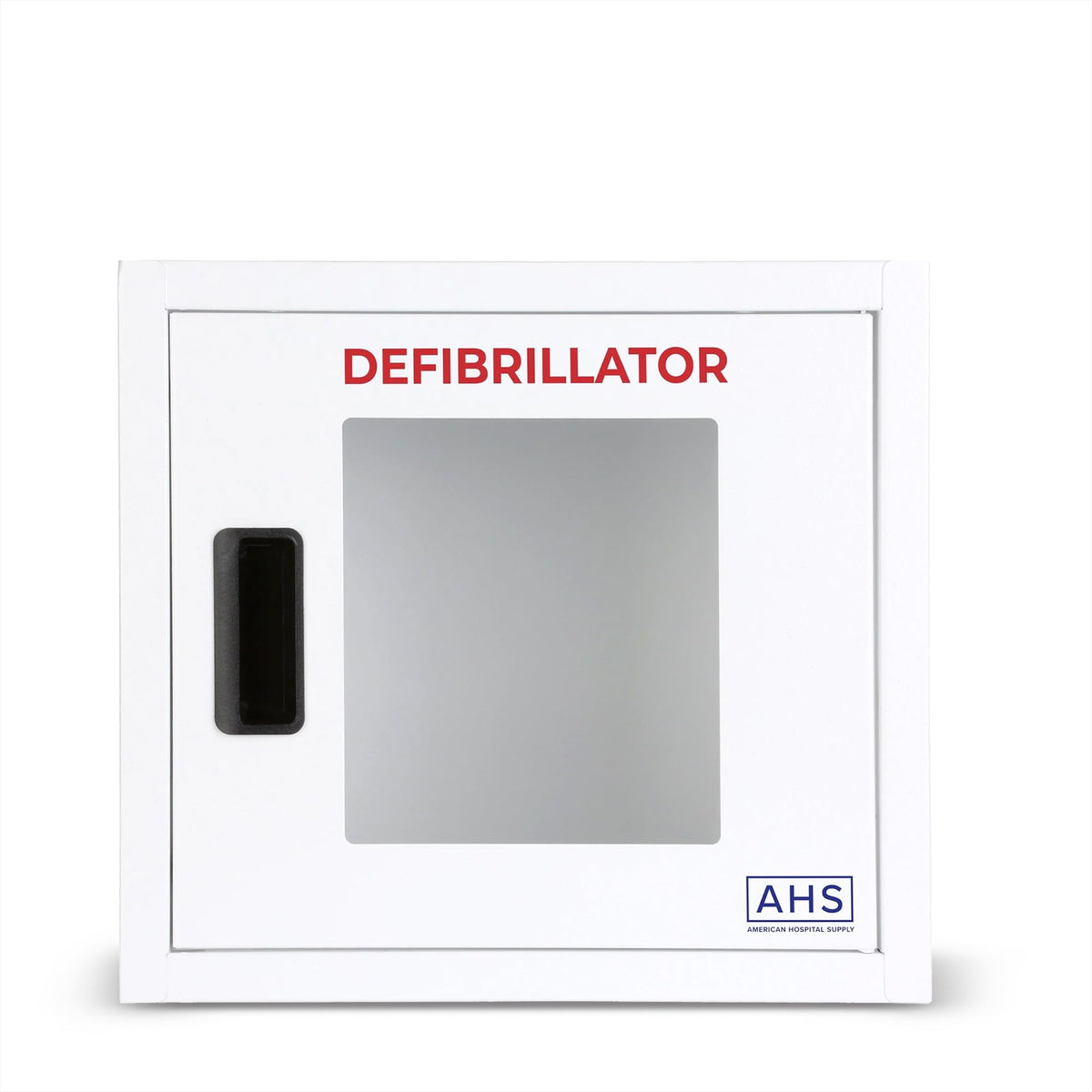 AMERICAN HOSPITAL SUPPLY AED Steel Cabinet, Wall Mount, Non-Alarmed Automated External Defibrillator Storage Cabinet - Large, fits Zoll and Cardiac Science AEDs
