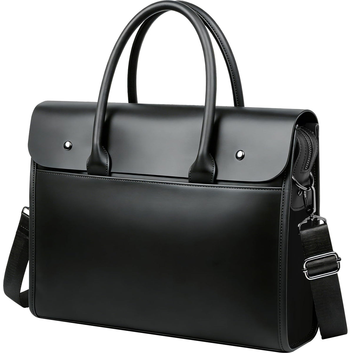 MONAHITO Laptop Briefcases Bag for Men - Vegan Leather Messenger Satchel Office Bags for Men with Shoulder Strap