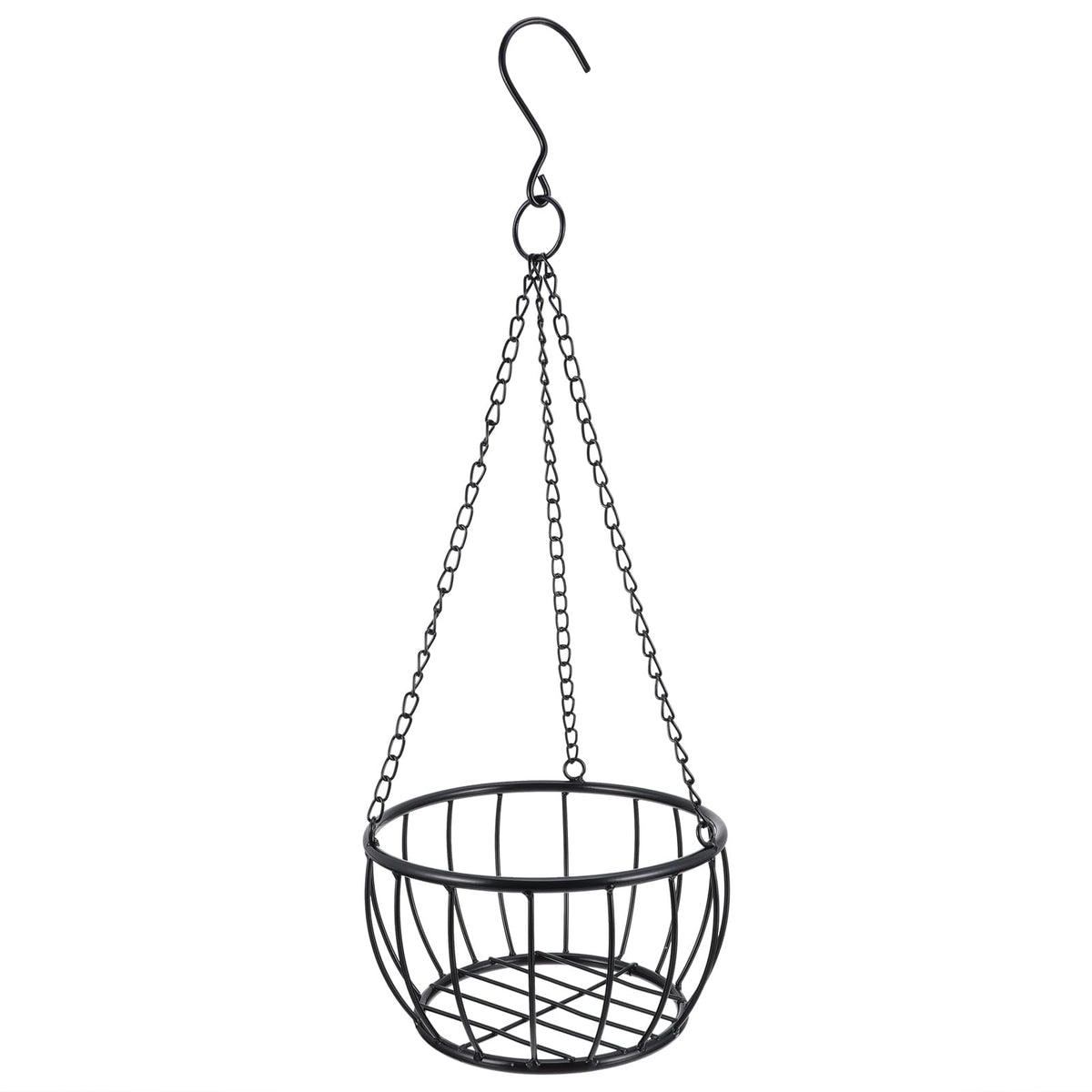 GANAZONO Hanging Planter Holder Wrought Iron Hanging Pot Pots for Outdoor Plants Baskets for Plants Outdoor Pots Indoor Vase Wall Pot